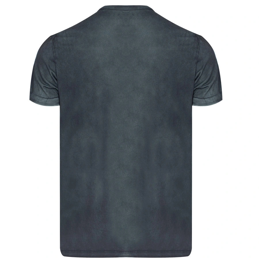 Guess regular fit t-shirt in charcoal grey featuring a front logo stamp