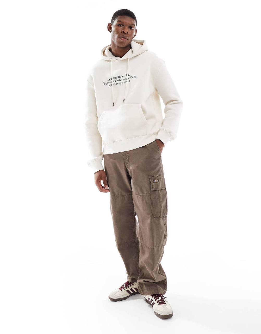 Bershka printed hoodie