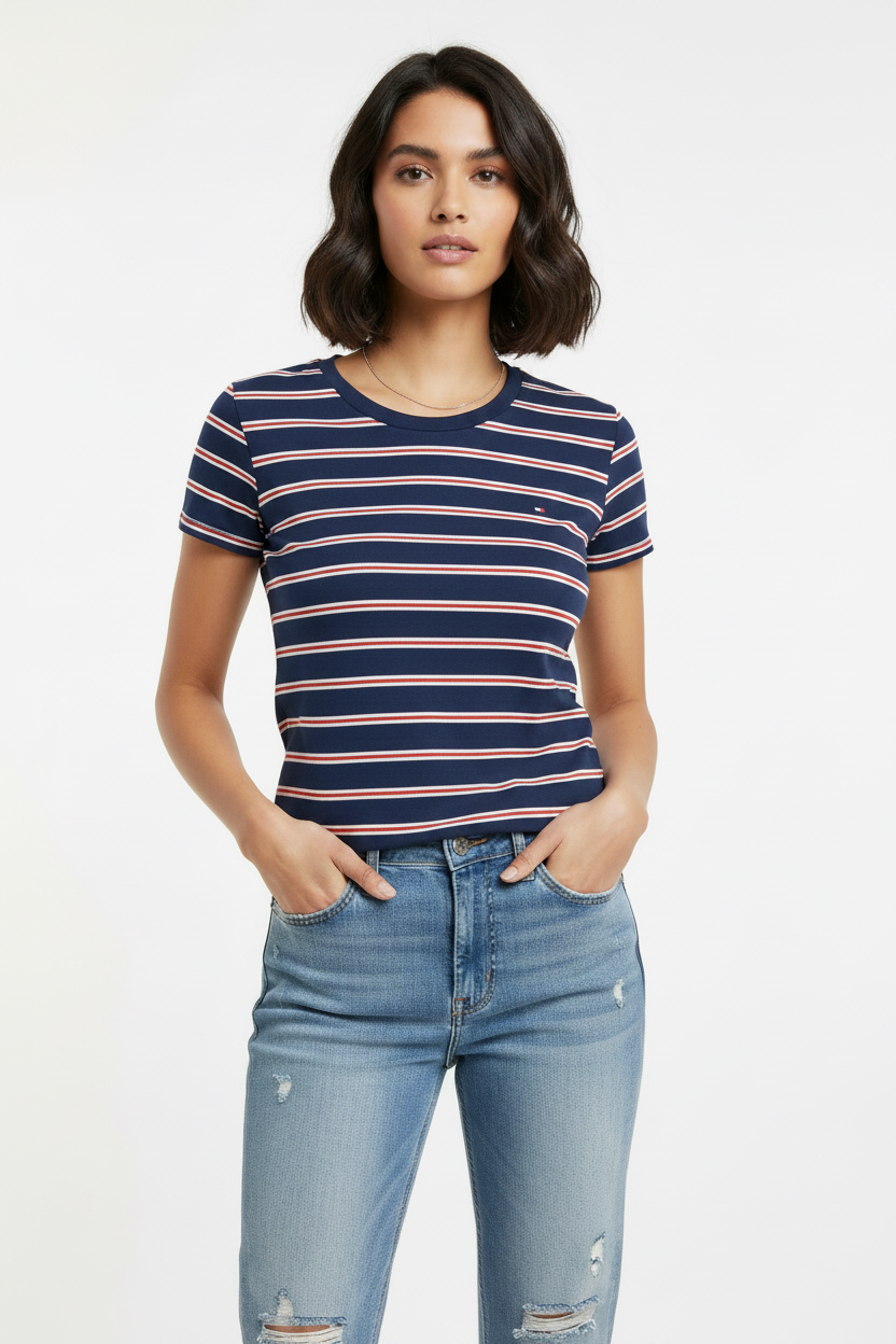 Tommy Hilfiger striped tee | Slim fit