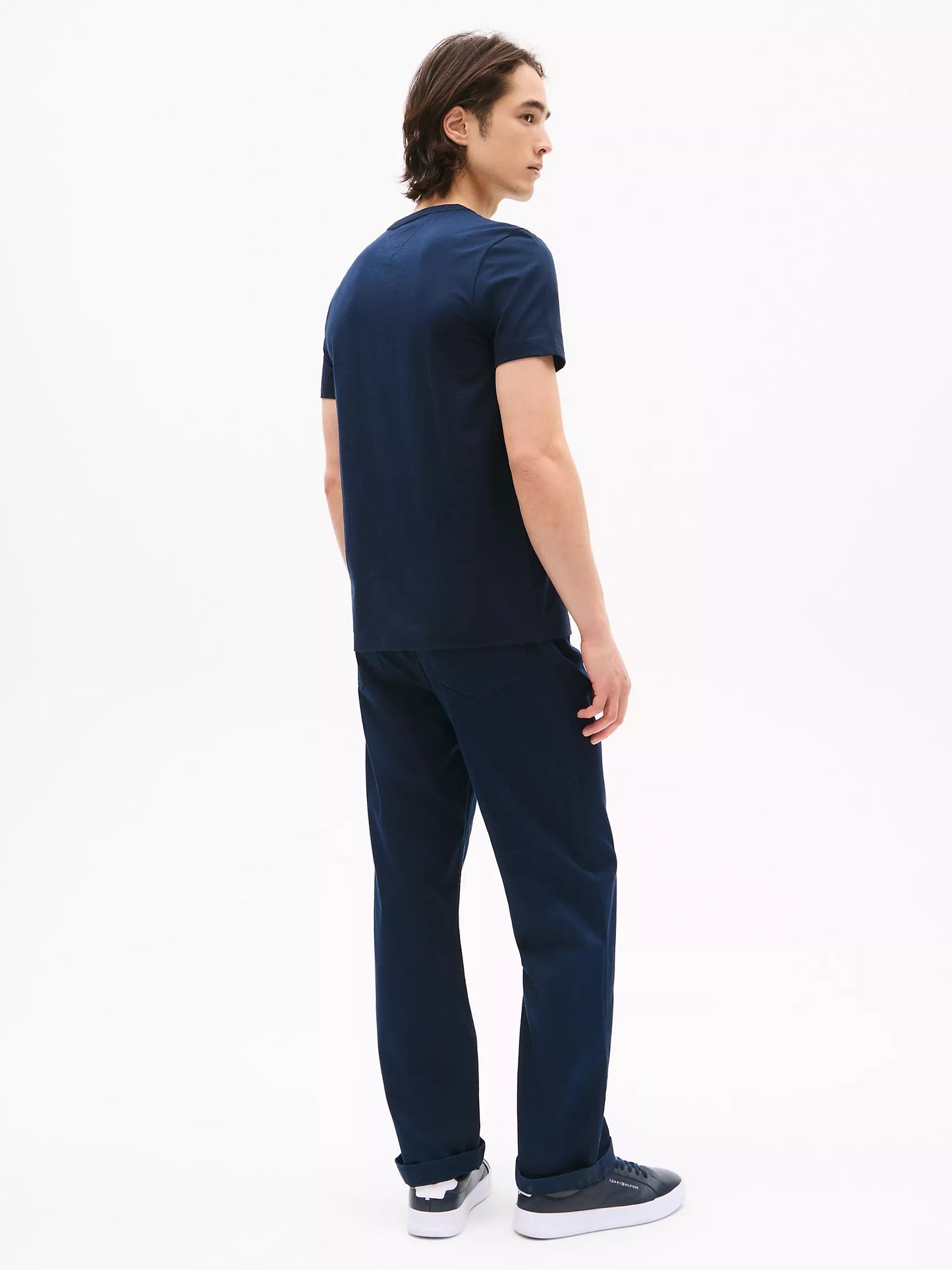 Tommy Hilfiger crewneck logo panel Tee
