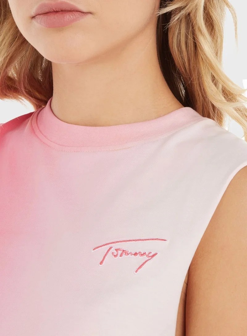 Tommy Jeans crop-top Tiedye