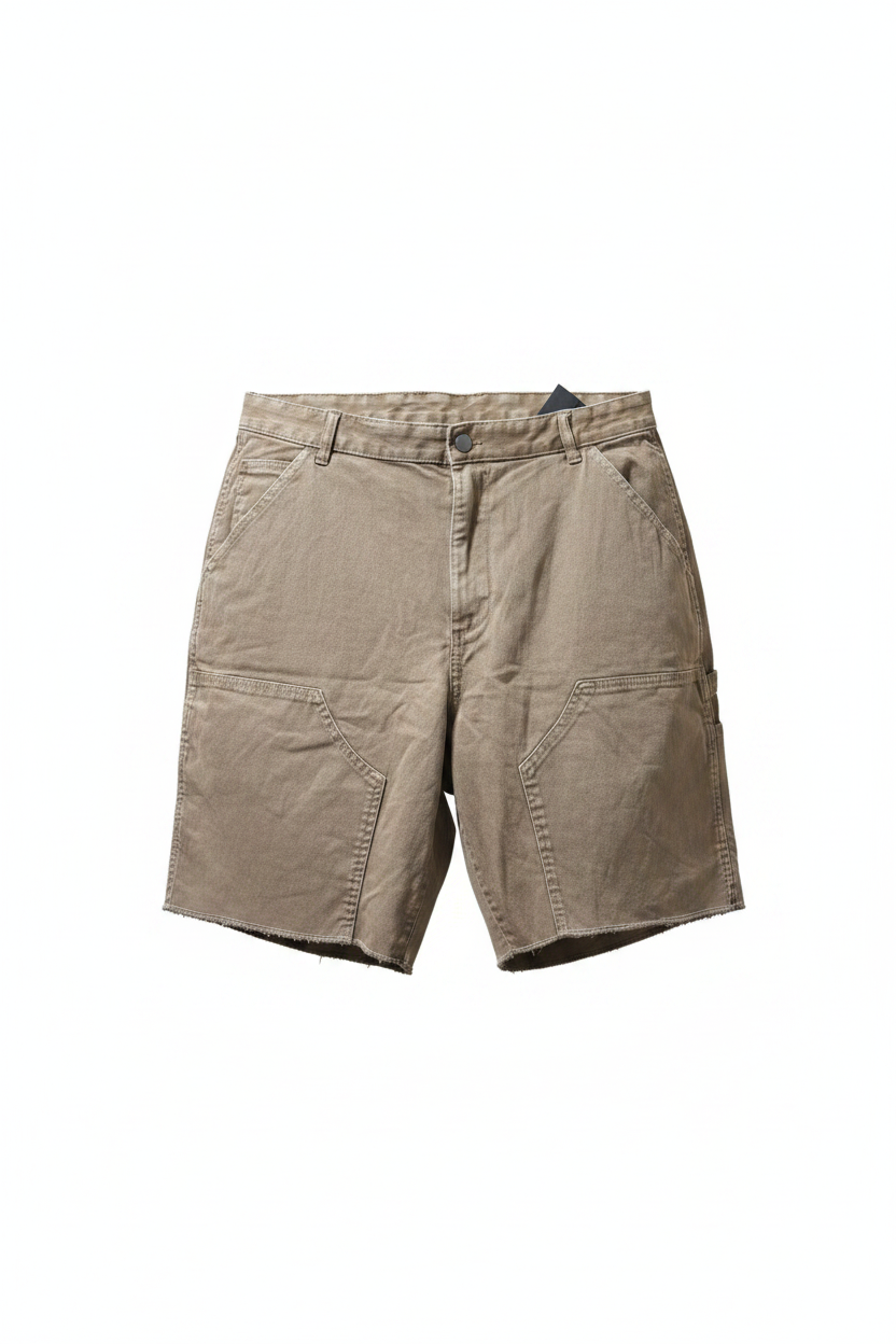 ZARA CARPENTER DENIM SHORT - BAGGY FIT