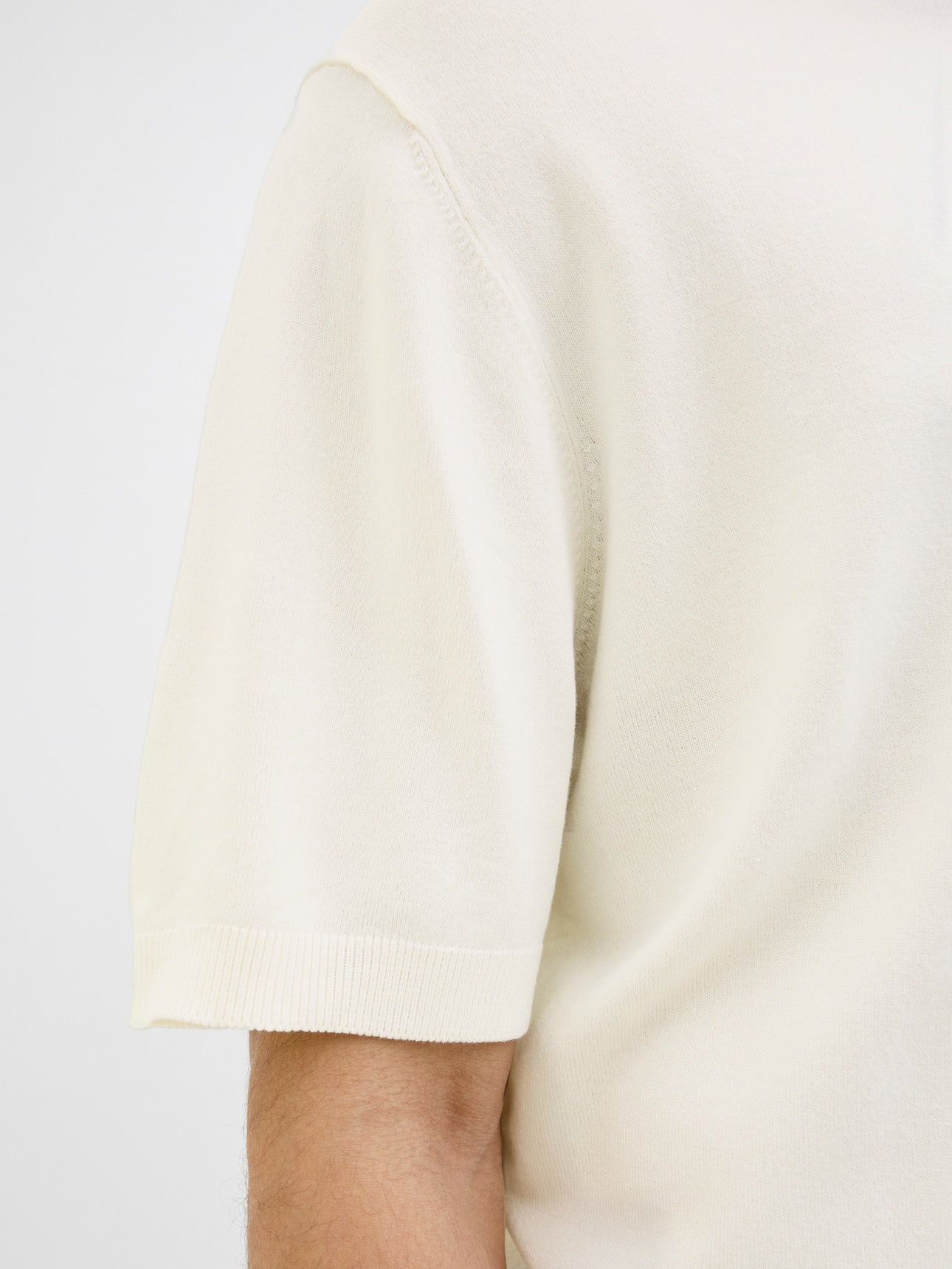 Jack&Jones-PLAIN KNITTED T-SHIRT