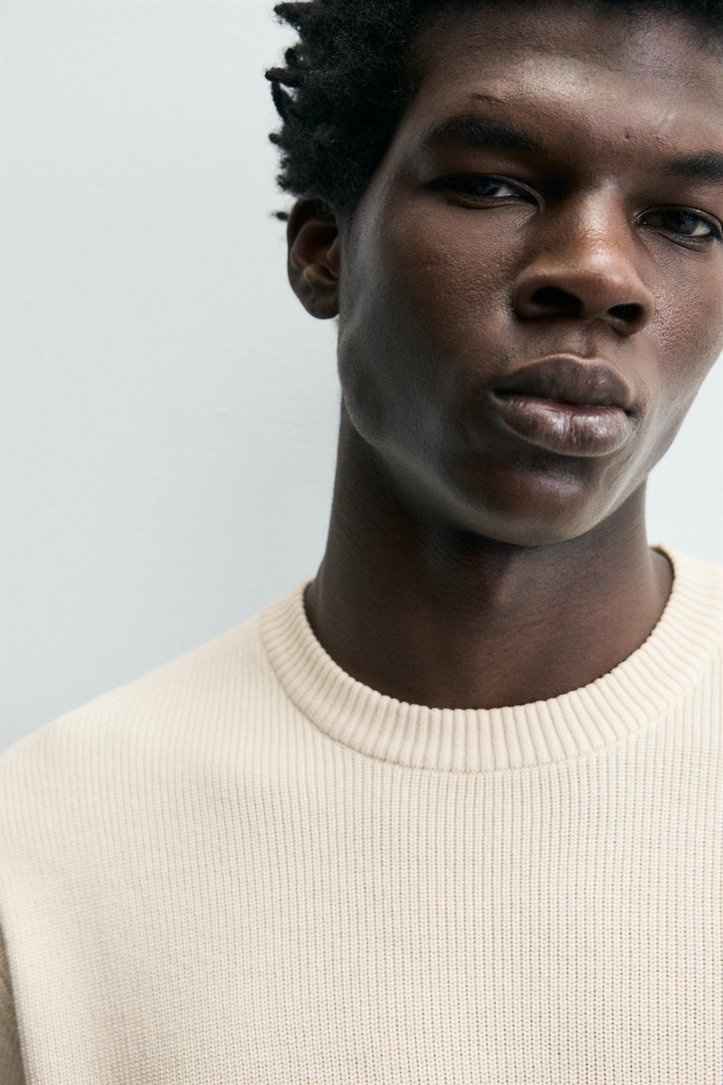 Zara knitted  Crewneck Tee
