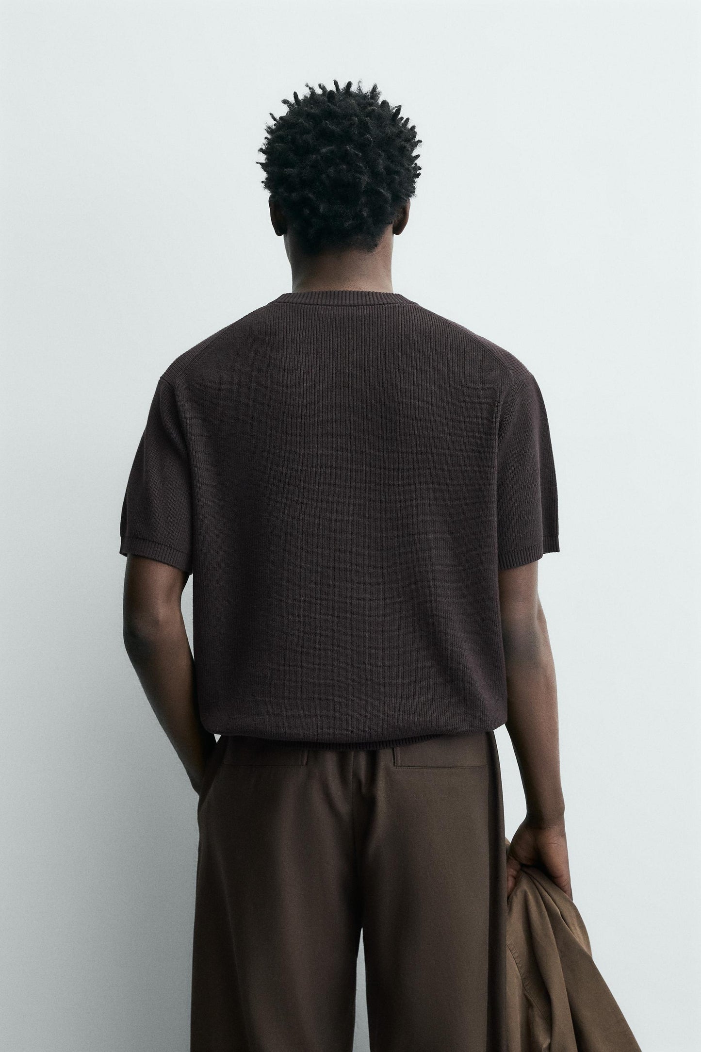 Zara knitted  Crewneck Tee