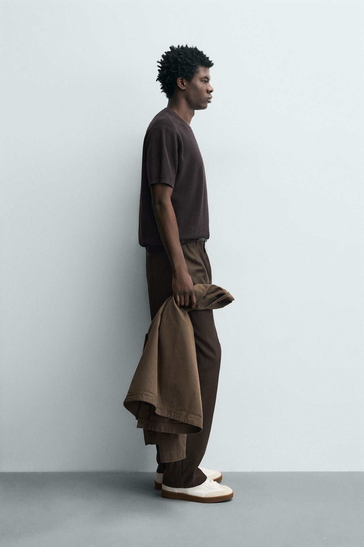 Zara knitted  Crewneck Tee
