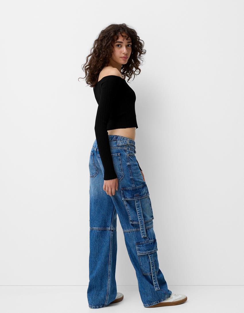 Bershka knitted cardigan women