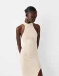Bershka knit plain dress