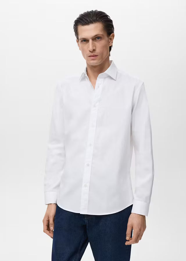 mango Regular-fit 100% cotton shirt