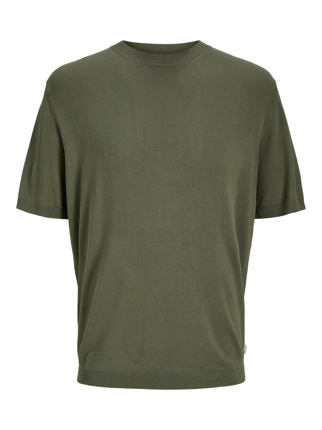 Jack&Jones-PLAIN KNITTED T-SHIRT