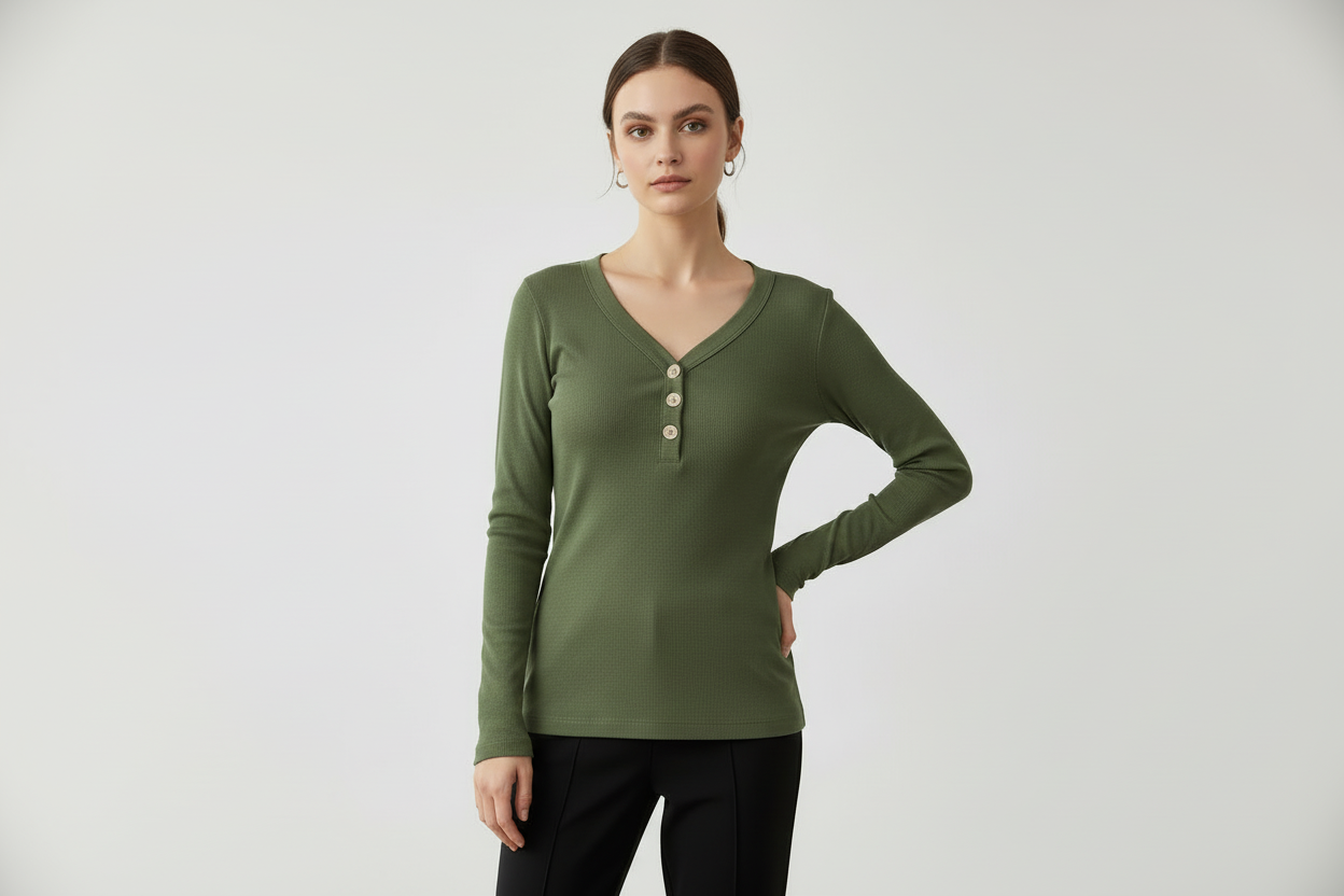 NEXT henley collar Tee