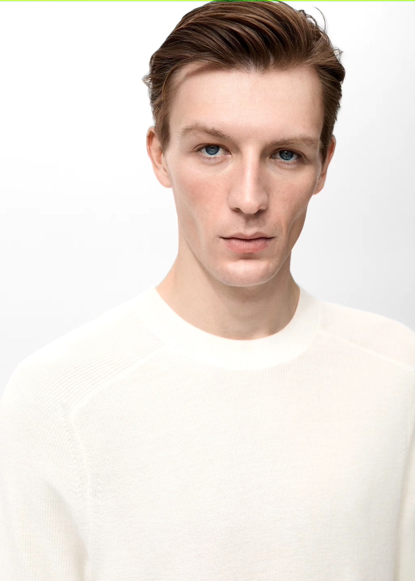 Mango knitted crewneck tee