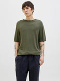 Jack&Jones-PLAIN KNITTED T-SHIRT