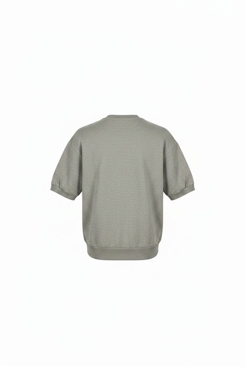 Jack&Jones-PLAIN KNITTED T-SHIRT