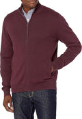 Amazon Essentials Men's Full-Zip Cotton Sweater