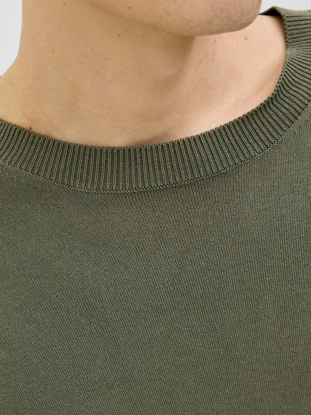 Jack&Jones-PLAIN KNITTED T-SHIRT