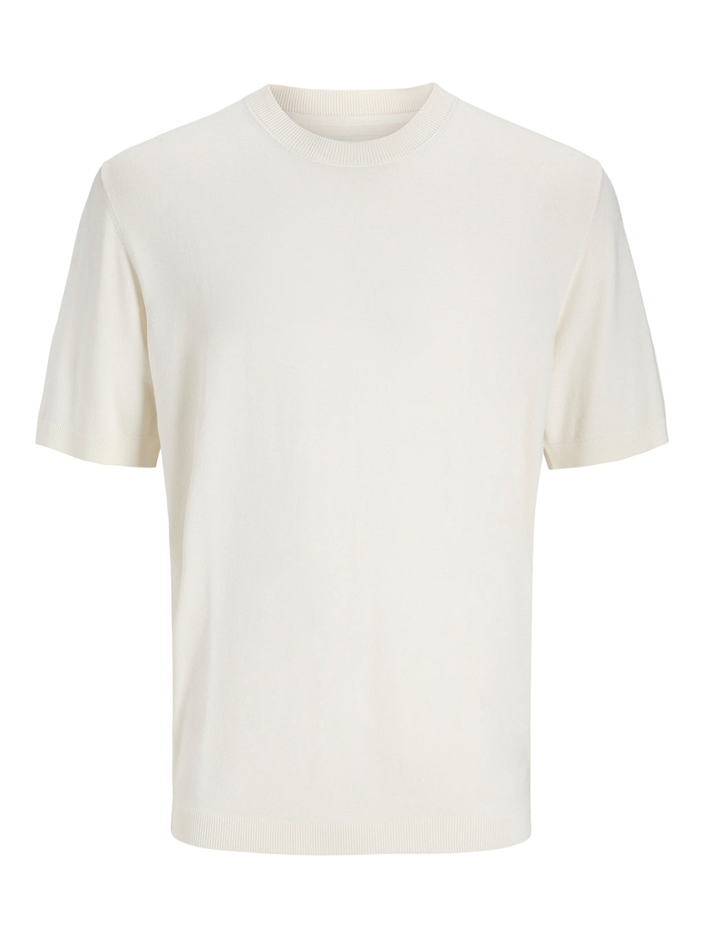 Jack&Jones-PLAIN KNITTED T-SHIRT