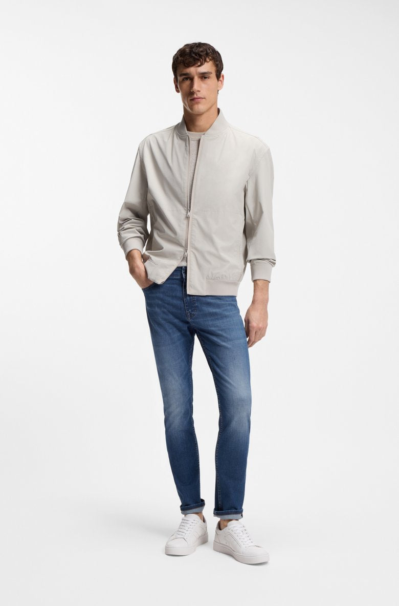 HUGO BOSS SLIM-FIT JEANS IN BLUE SOFT-MOTION DENIM