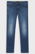 HUGO BOSS SLIM-FIT JEANS IN BLUE SOFT-MOTION DENIM