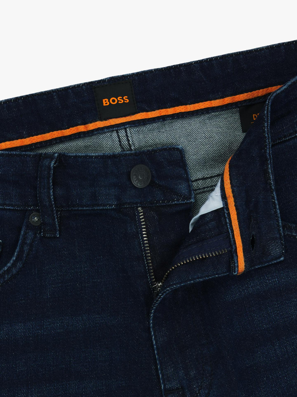 HUGO BOSS Comfort Stretch Slim Jeans, Dark Blue