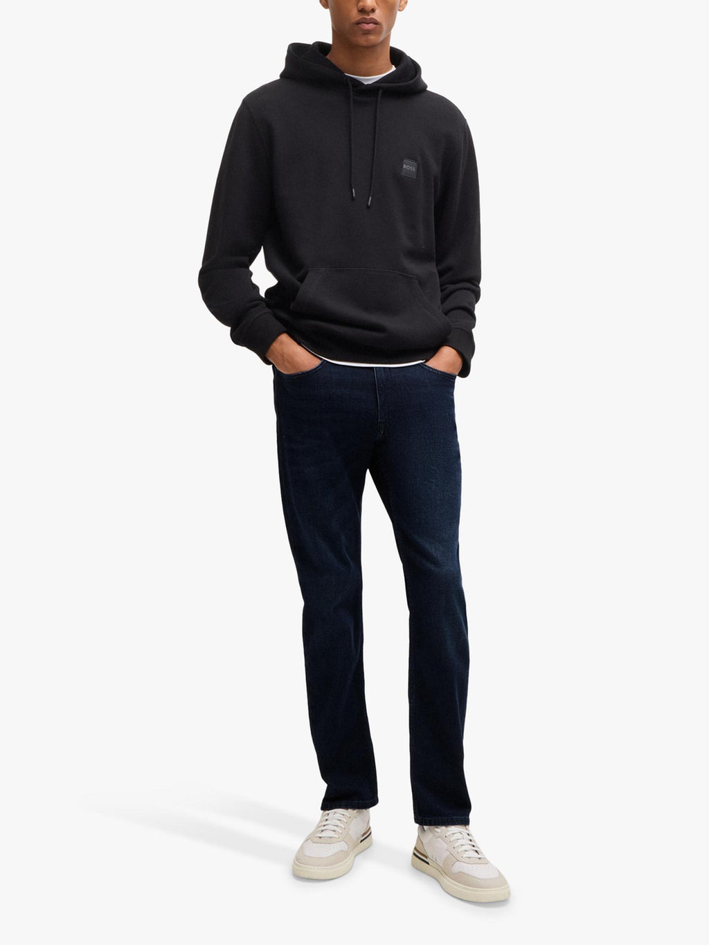 HUGO BOSS Comfort Stretch Slim Jeans, Dark Blue