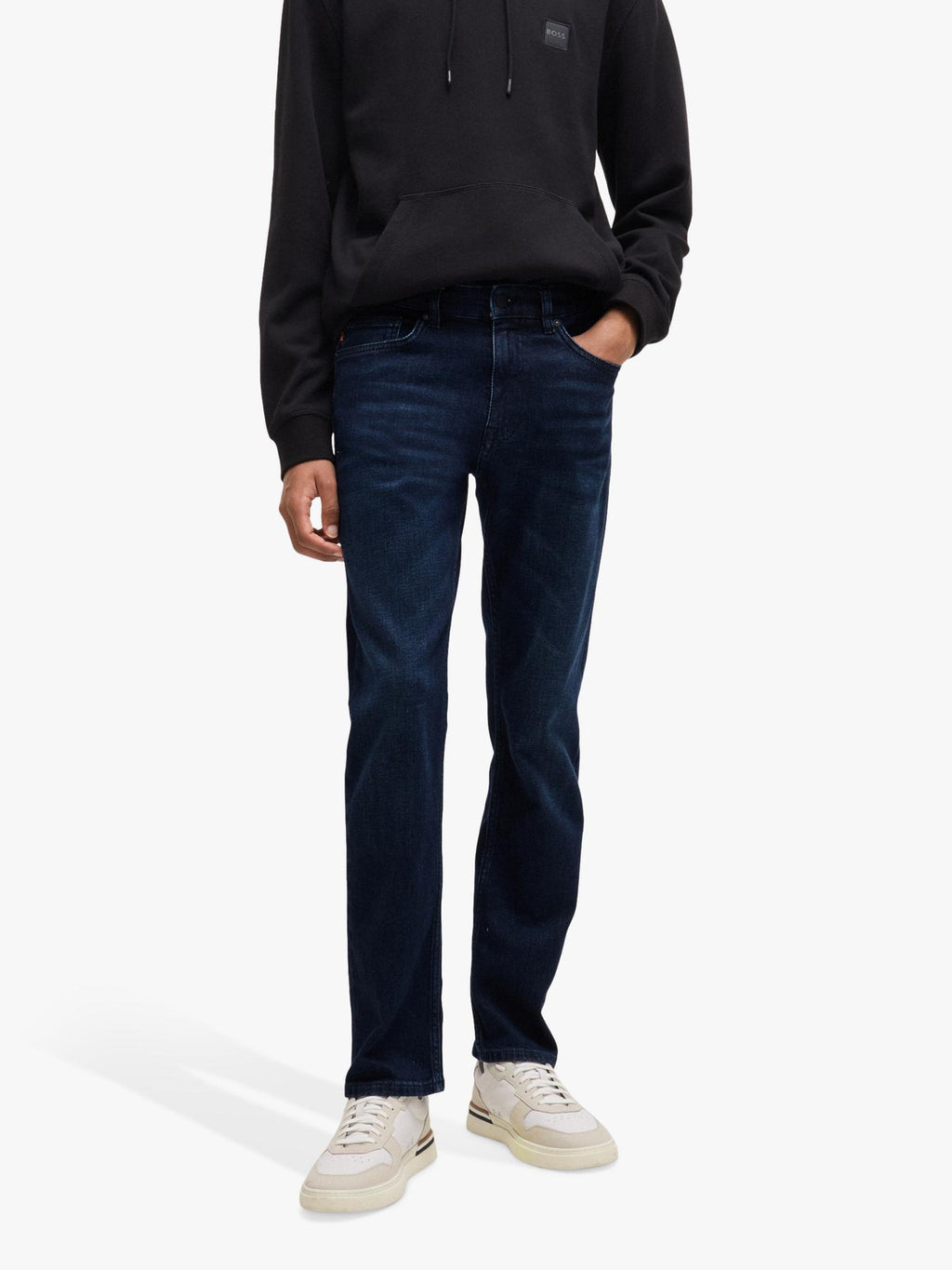 HUGO BOSS Comfort Stretch Slim Jeans, Dark Blue