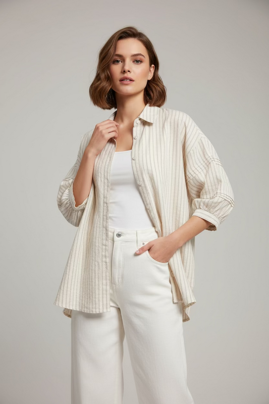 Mango linen shirt - Oversized Fit