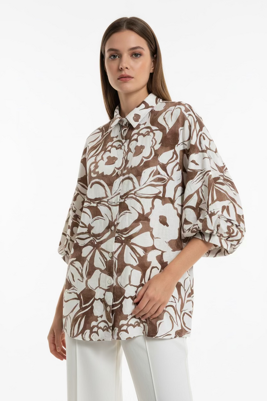 Mango linen shirt - Oversized Fit