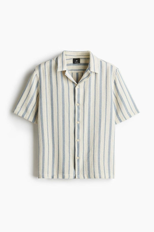 H&M Textured resort shirt | Regular Fit