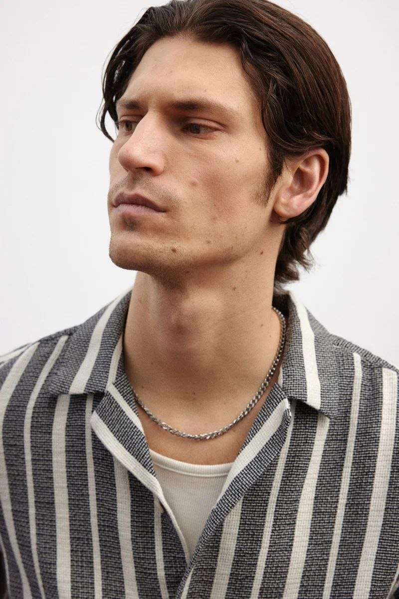 H&M Textured resort shirt | Regular Fit