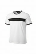 DKNY t-shirt for men with a black chest stripe and crew neck