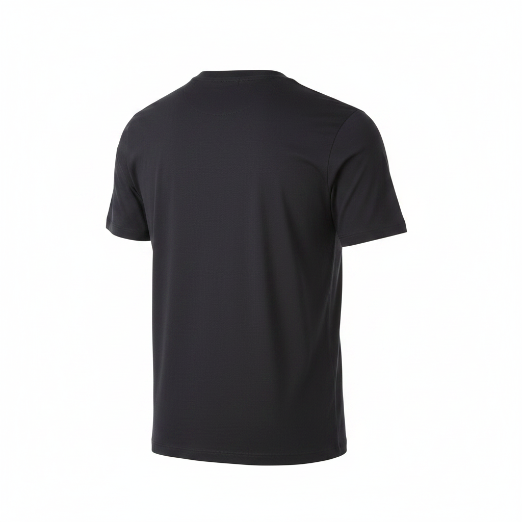 DKNY Logo Crewneck T-Shirt with a Debossed Graphic
