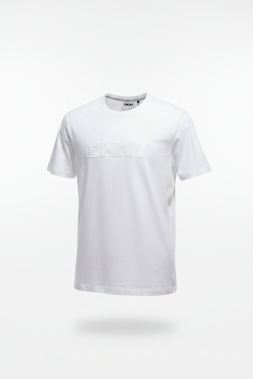DKNY men's t-shirt with a textured logo