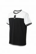 DKNY Jupiter colorblock t-shirt in white and black