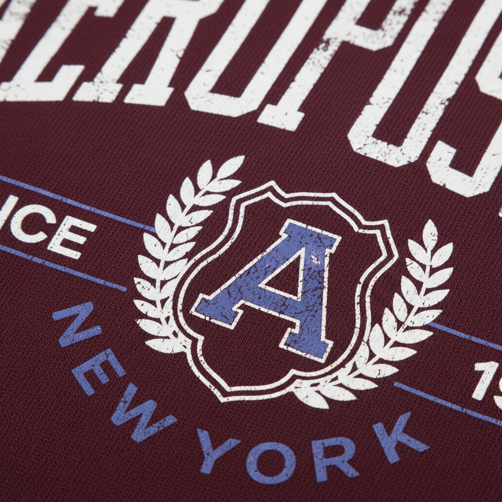Aéropostale Burgundy Graphic T-Shirt