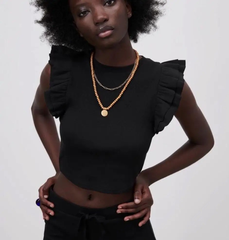 Zara cut top women