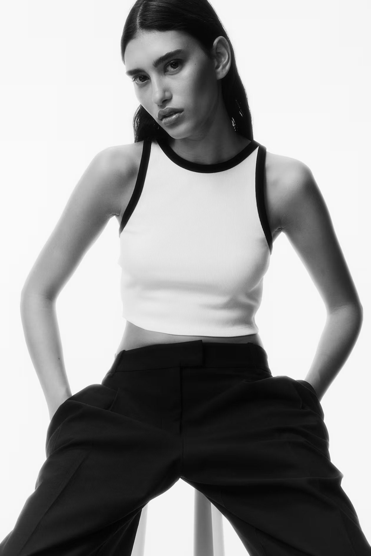 H&M cut top women