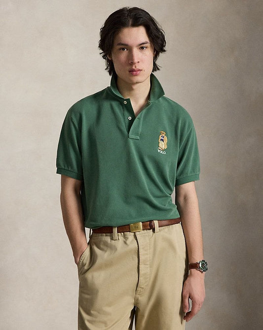 Polo Ralph Lauren Original Fit Polo Bear Mesh Polo Shirt