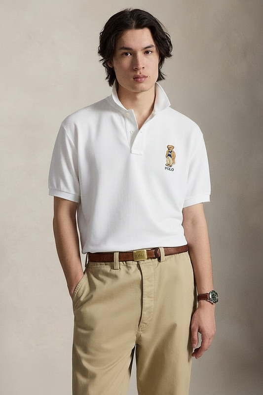 Polo Ralph Lauren Original Fit Polo Bear Mesh Polo Shirt