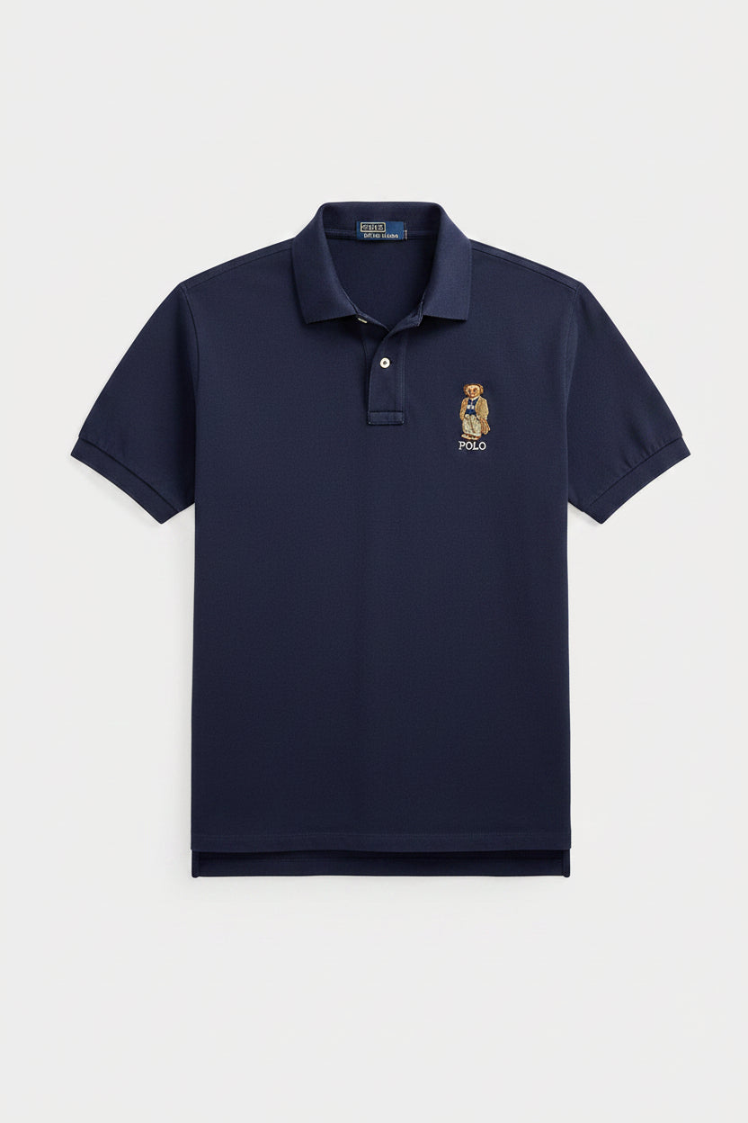 Polo Ralph Lauren Original Fit Polo Bear Mesh Polo Shirt