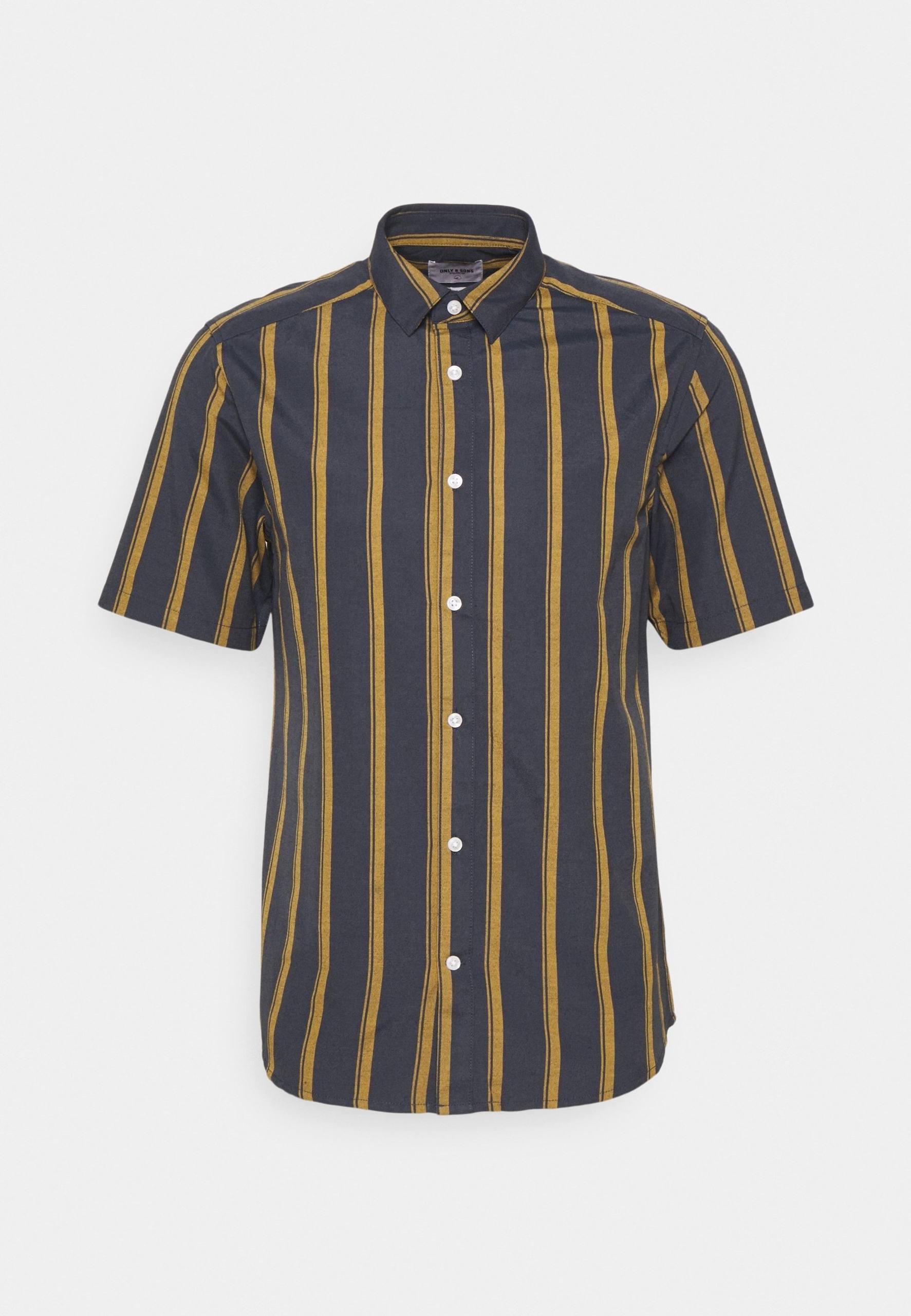 Only&Sons striped short sleeve shirt - slim fit