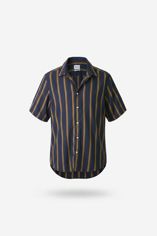 Only&Sons striped short sleeve shirt - slim fit
