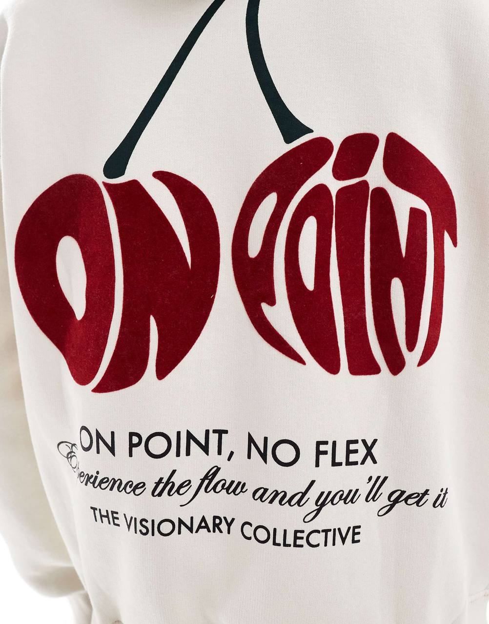 Bershka printed hoodie