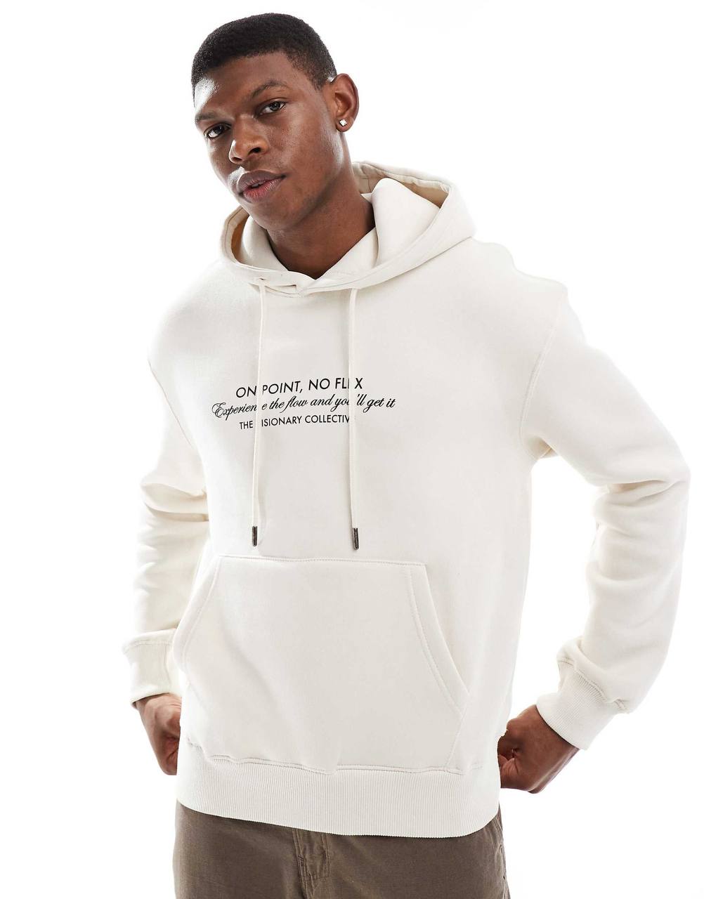 Bershka printed hoodie
