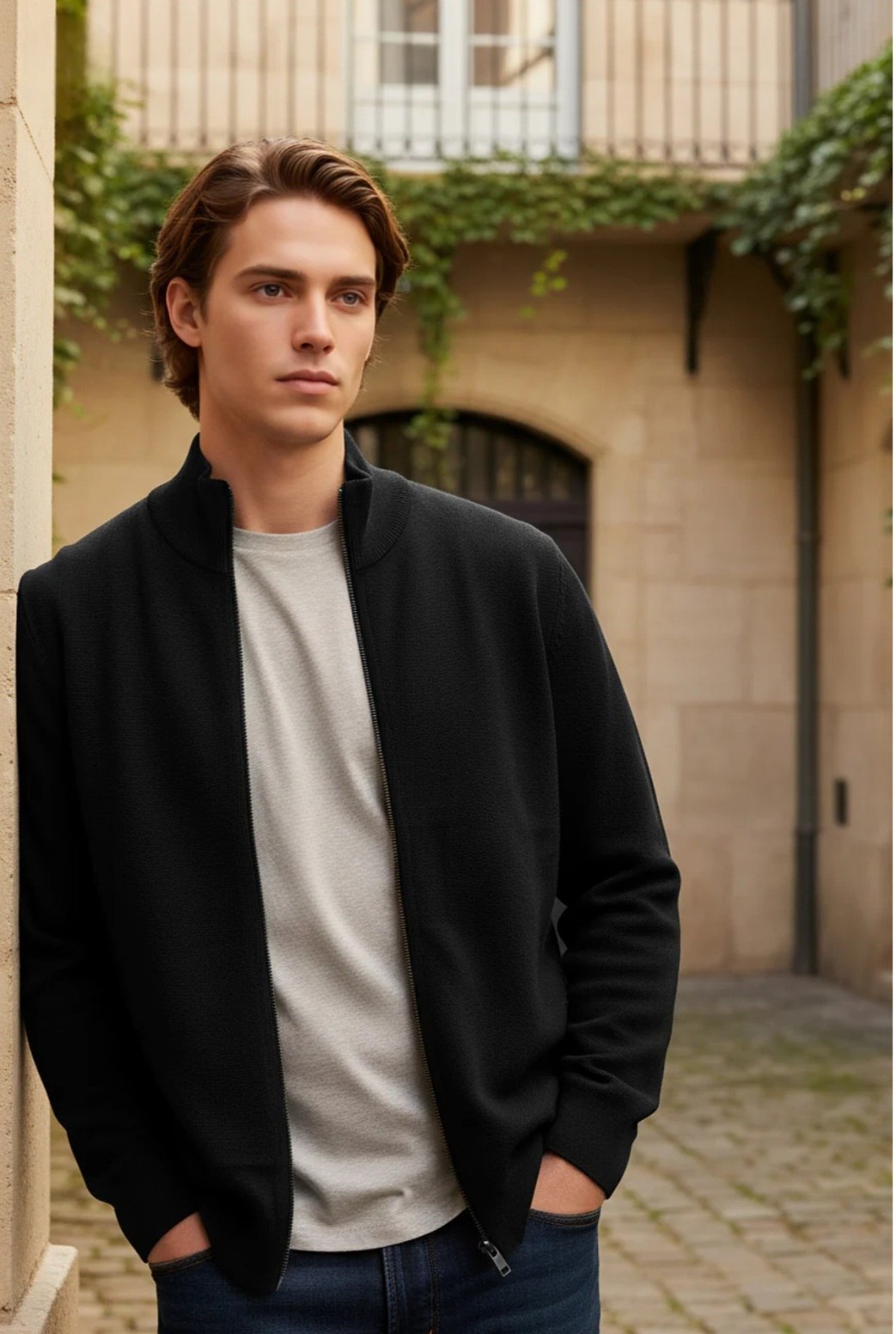 Celio full-zip sweater