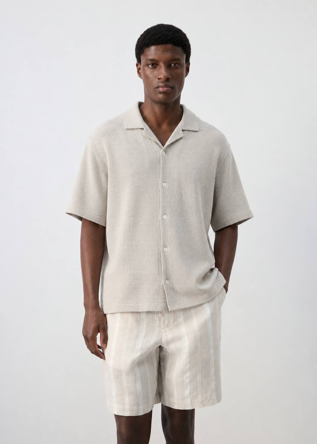 Mango knitted shirt