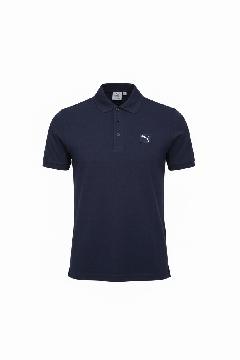 Puma logo polo interlock Tee