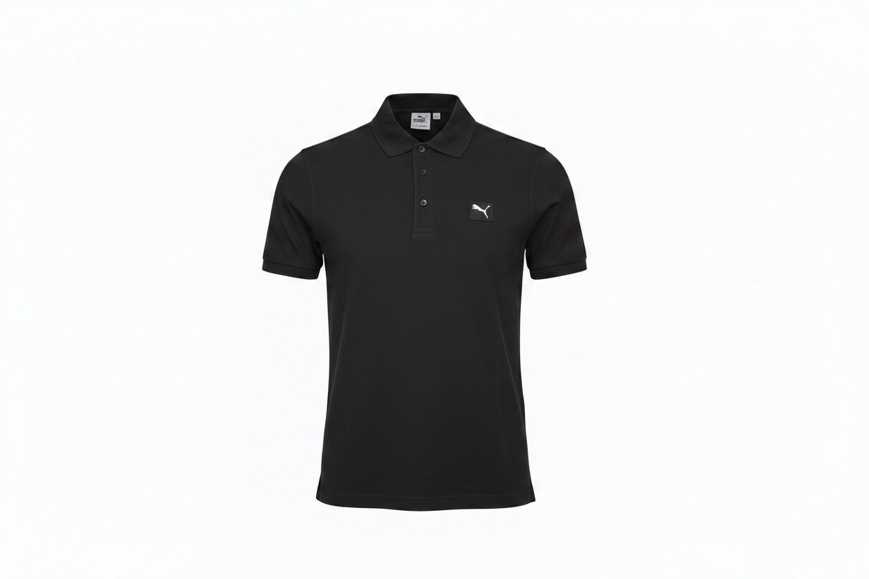 Puma logo polo interlock Tee