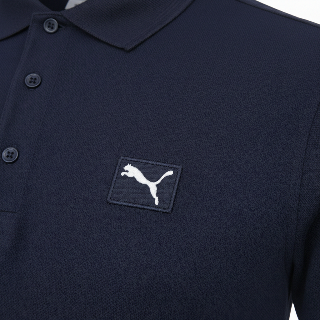 Puma logo polo interlock Tee