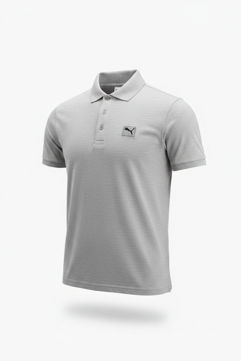 Puma logo polo interlock Tee